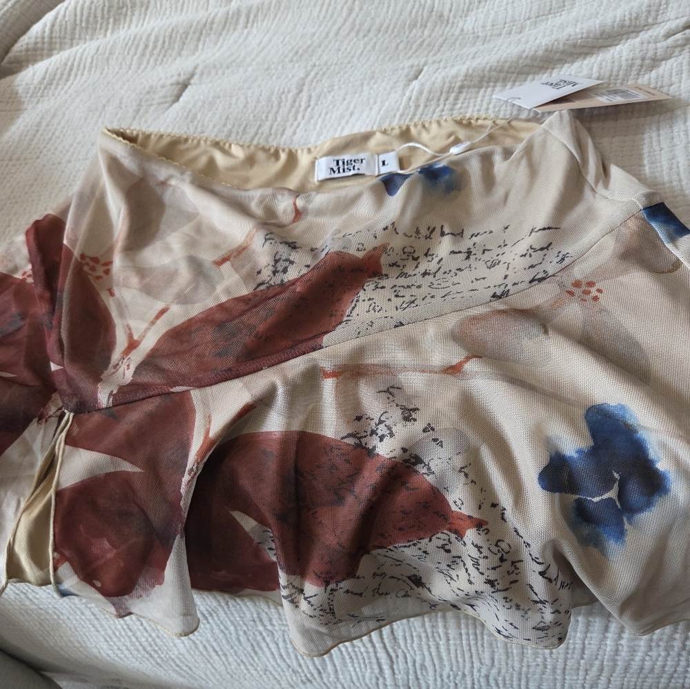 NWT Tiger Mist Freya Poppy Butterfly Skirt - Picture 4 of 4